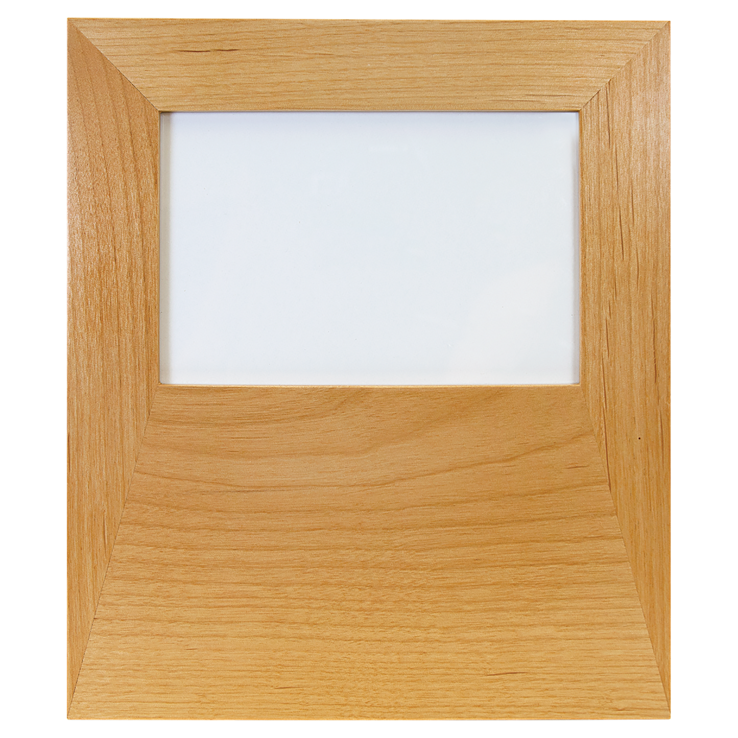 Genuine Red Alder Picture Frame with Engraving Area