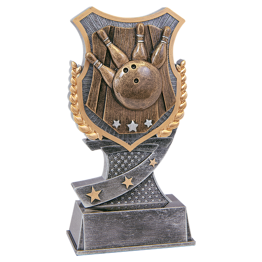 Shield Bowling Resin Award