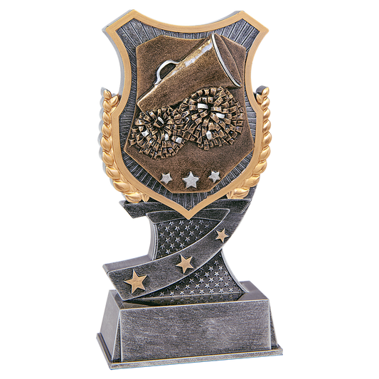 Shield Cheer Resin Award