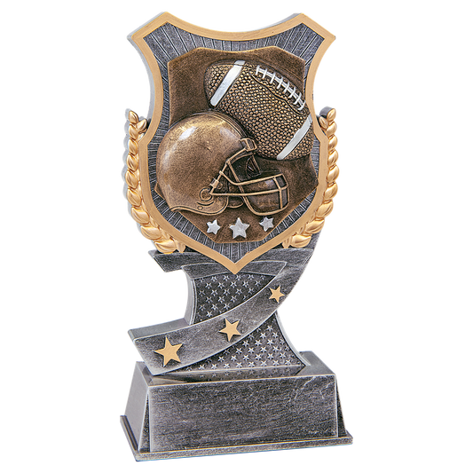 Shield Football Resin Award