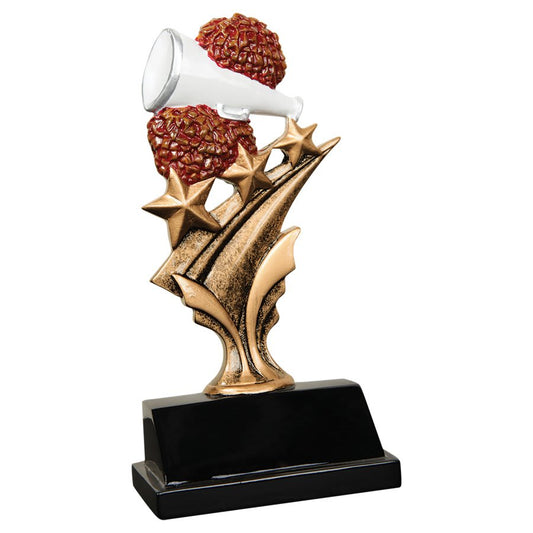 Tri Star Cheer Resin Award