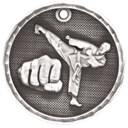 2" 3D Martial Arts Medal