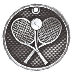 2" 3D Tennis Medal