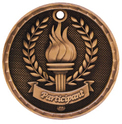 2" 3D Participant Medal