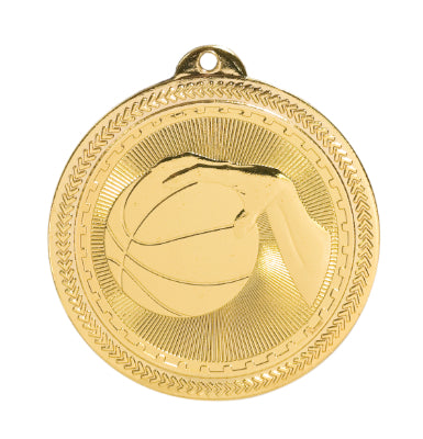 2" Basketball Laserable BriteLazer Medal