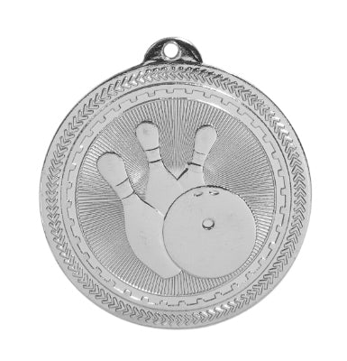 2" Bowling Laserable BriteLazer Medal