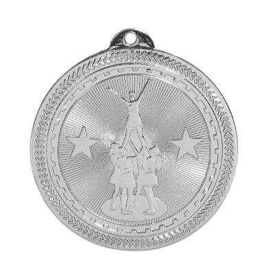 2" Competitive Cheer Laserable BriteLazer Medal