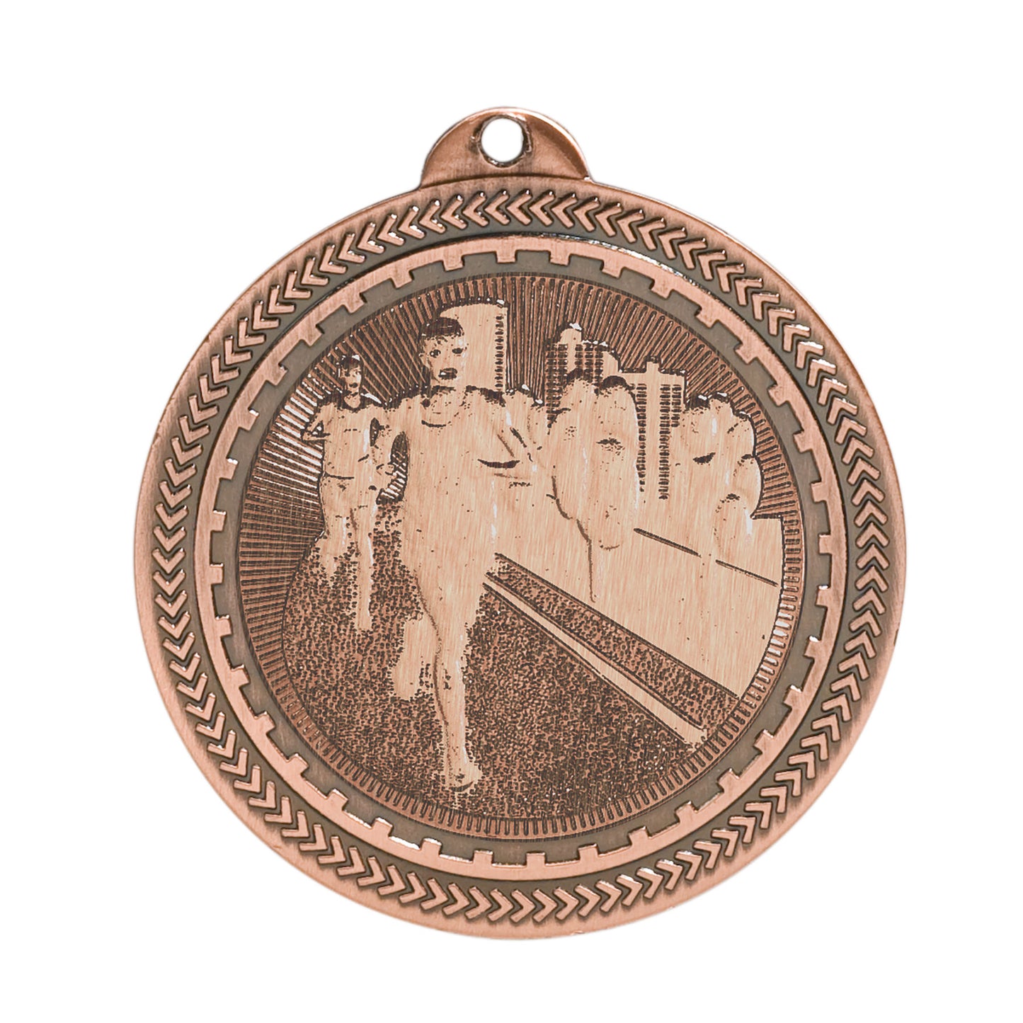 2" Cross Country Laserable BriteLazer Medal