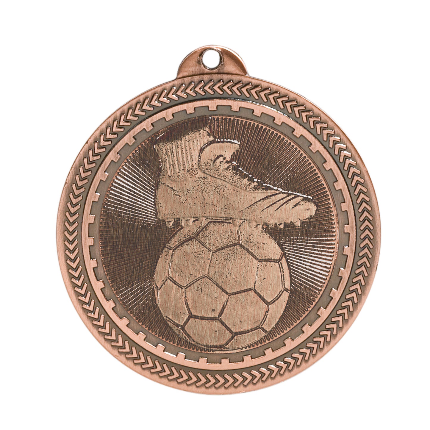 2" Soccer Laserable BriteLazer Medal