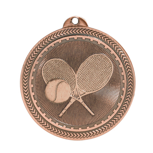 2" Tennis Laserable BriteLazer Medal