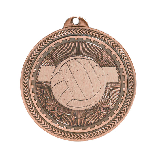 2" Volleyball Laserable BriteLazer Medal