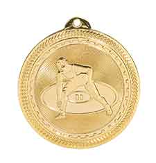 2" Wrestling Laserable BriteLazer Medal