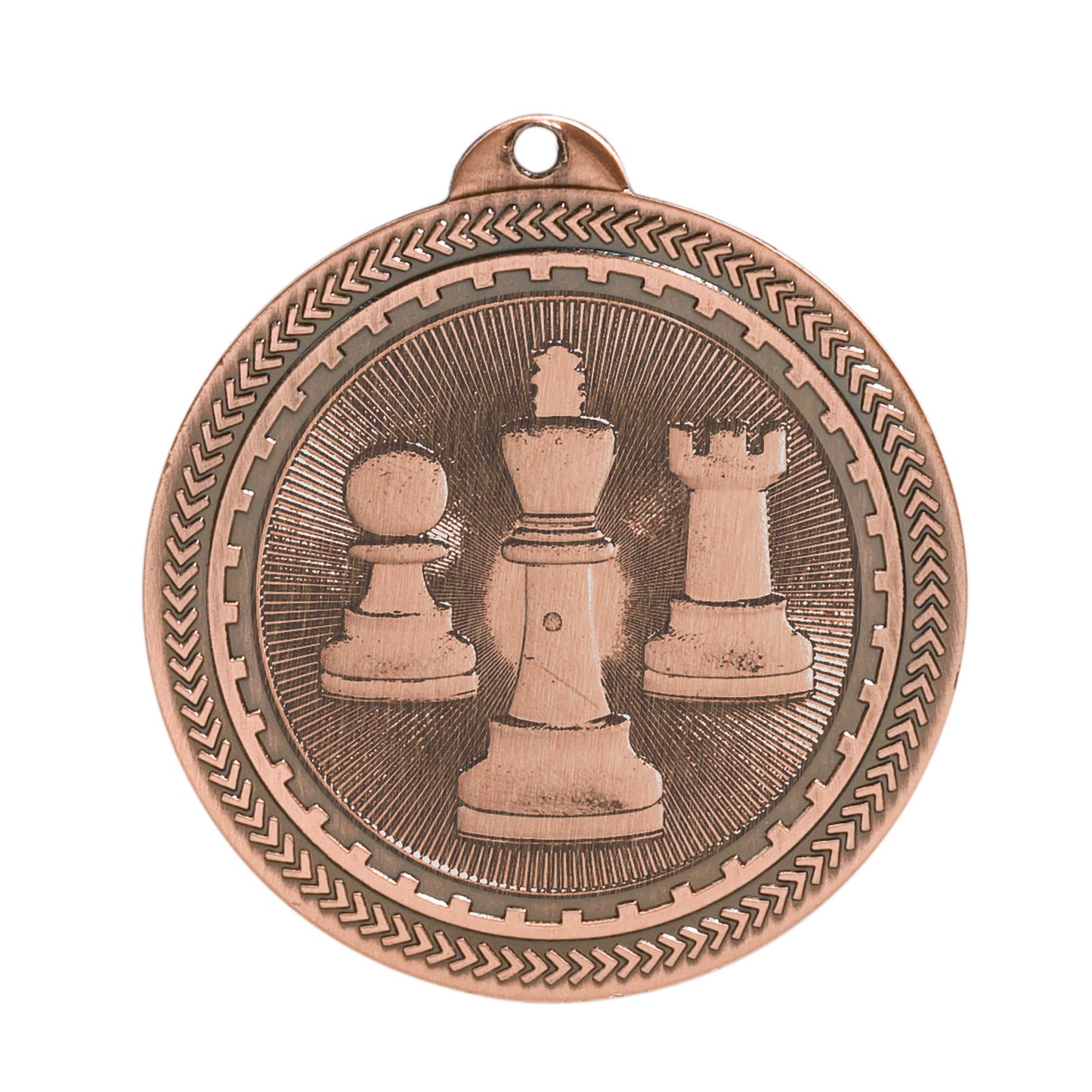2" Chess Laserable BriteLazer Medal