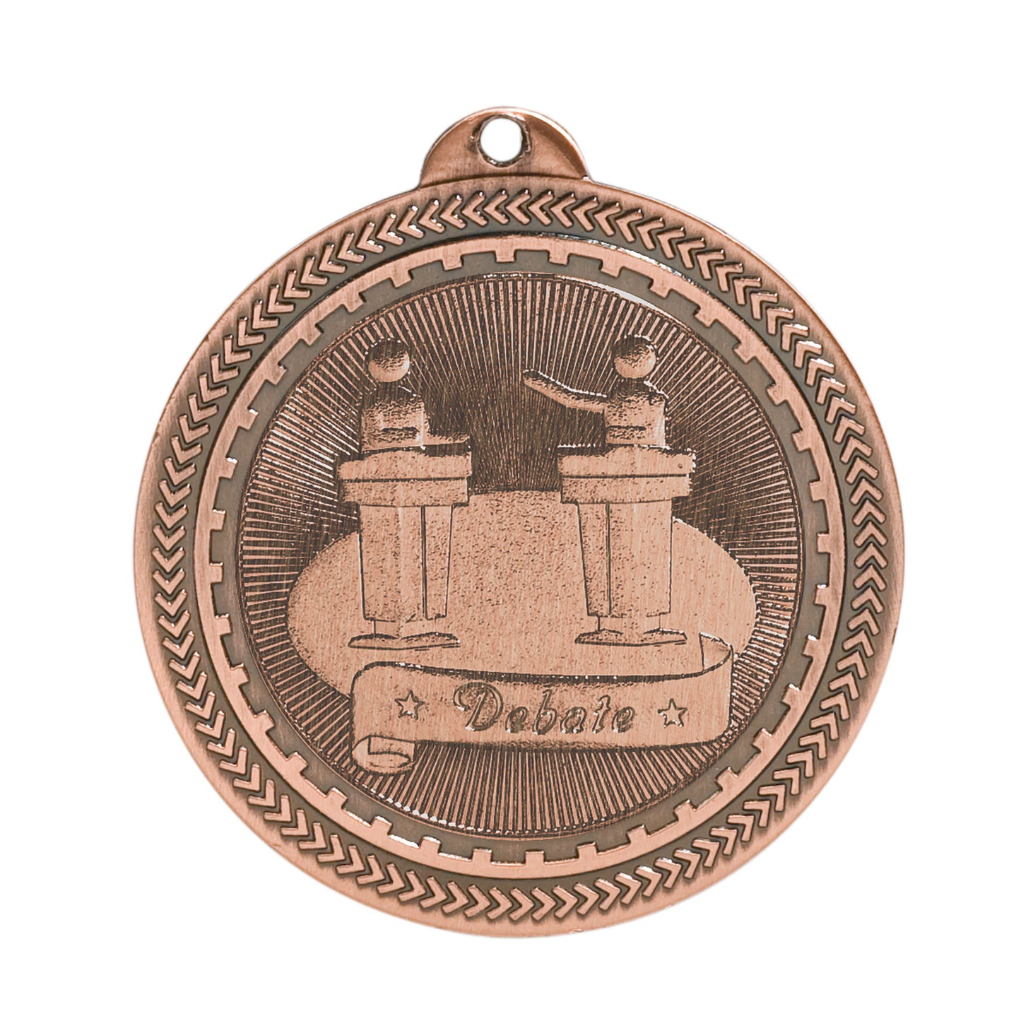 2" Debate Laserable BriteLazer Medal