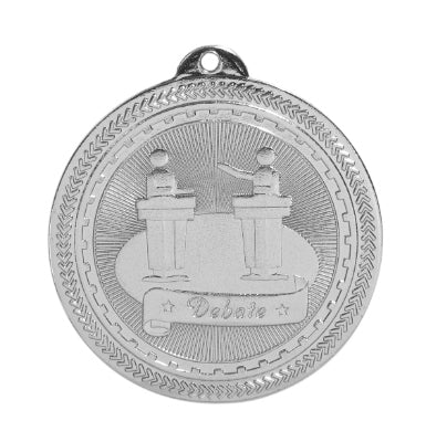2" Debate Laserable BriteLazer Medal