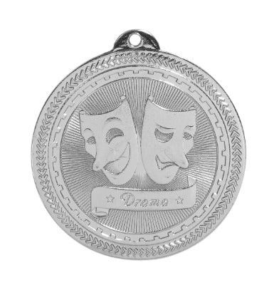 2" Drama Laserable BriteLazer Medal