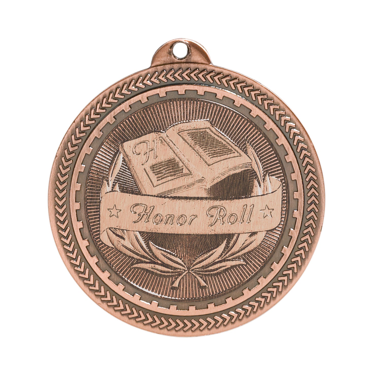 2" Honor Roll Laserable BriteLazer Medal