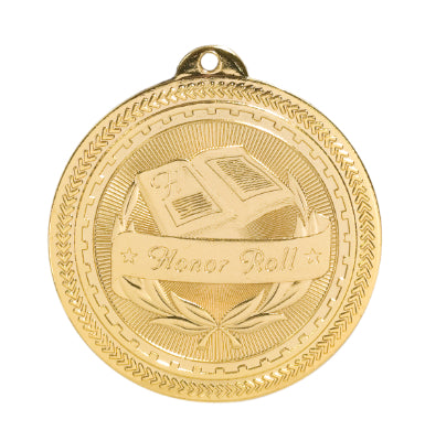 2" Honor Roll Laserable BriteLazer Medal