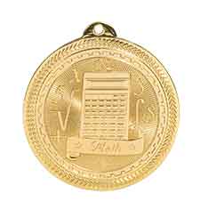 2" Math Laserable BriteLazer Medal