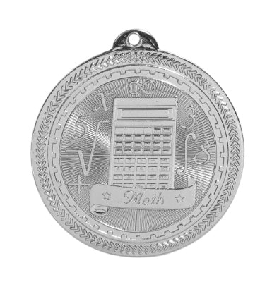 2" Math Laserable BriteLazer Medal