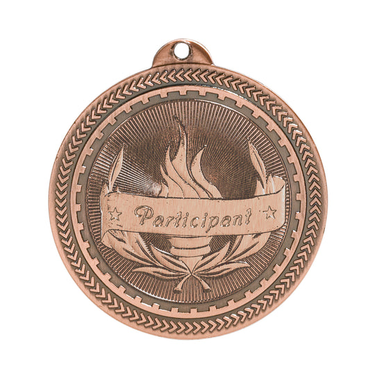 2" Participant Laserable BriteLazer Medal