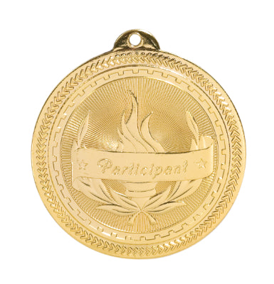 2" Participant Laserable BriteLazer Medal