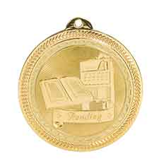 2" Reading Laserable BriteLazer Medal
