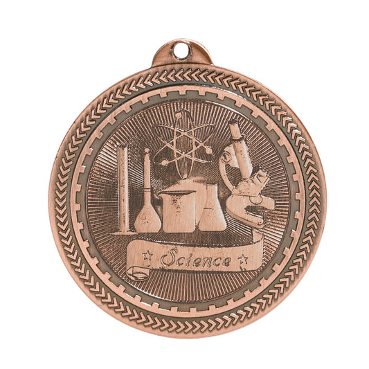 2" Science Laserable BriteLazer Medal