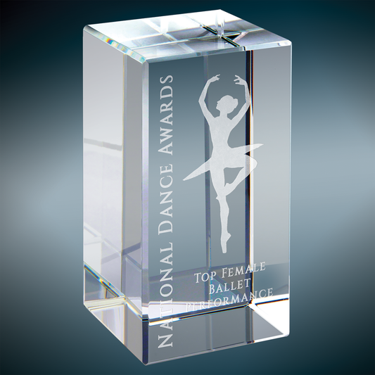 Clear Crystal Block