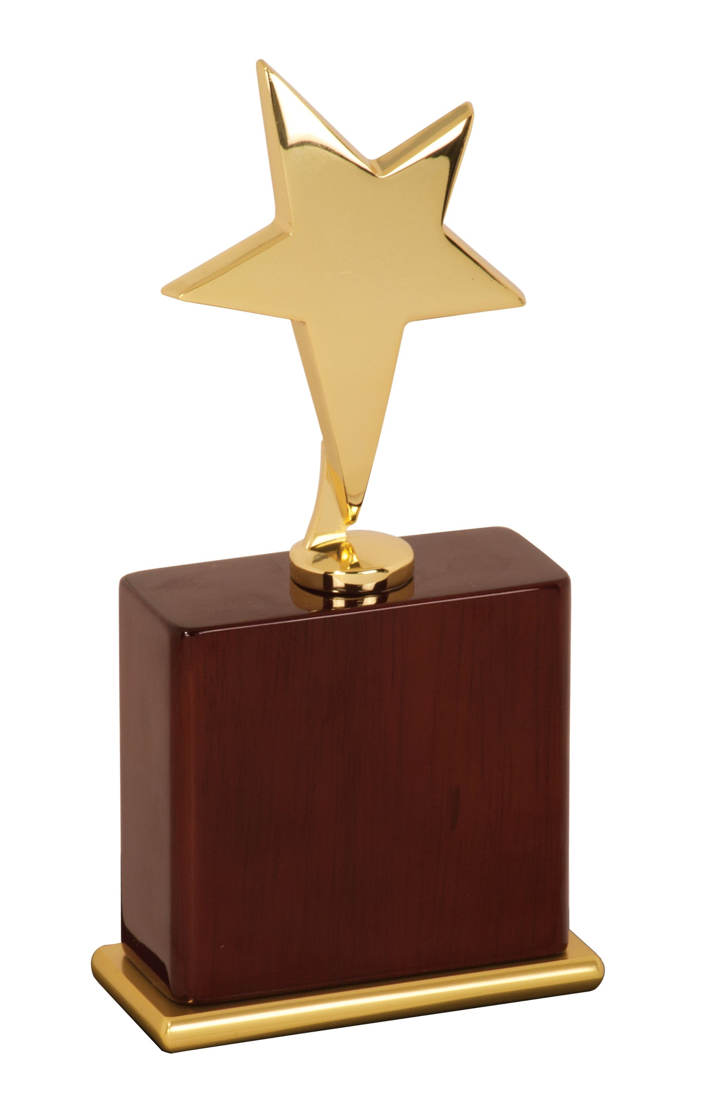 Gold Star Award on Rosewood Piano Finish Base