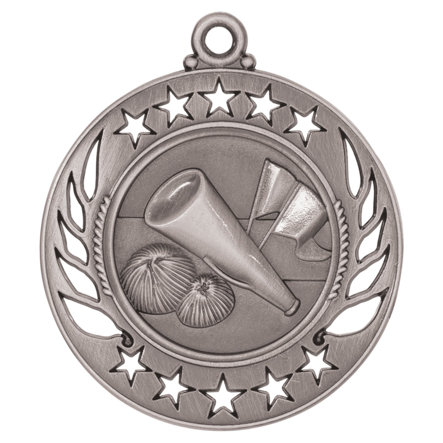 2 1/4" Cheer Galaxy Medal