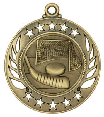 2 1/4" Hockey Galaxy Medal