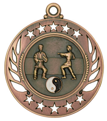 2 1/4" Martial Arts Galaxy Medal