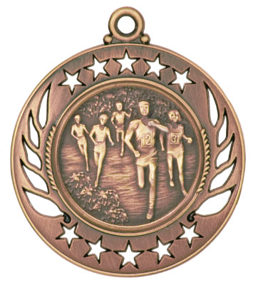 2 1/4" Cross Country Galaxy Medal