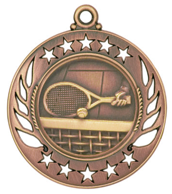 2 1/4" Tennis Galaxy Medal