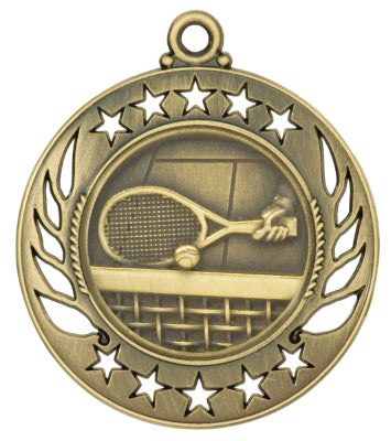 2 1/4" Tennis Galaxy Medal