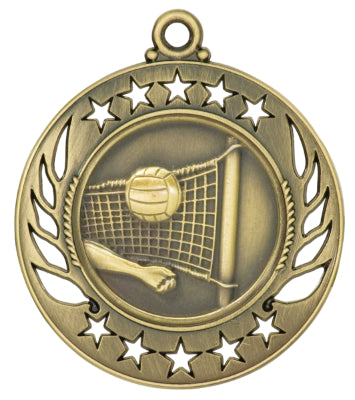 2 1/4" Volleyball Galaxy Medal