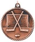 2" Hockey High Relief Medal