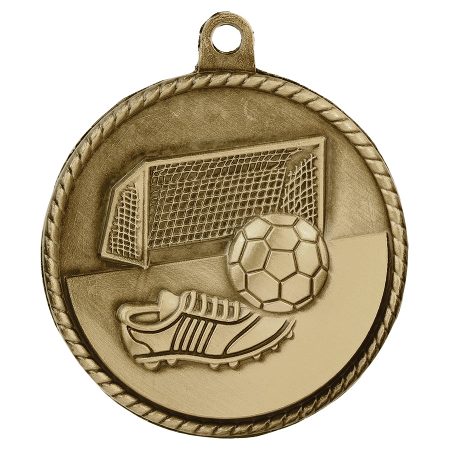 2" Soccer High Relief Medal