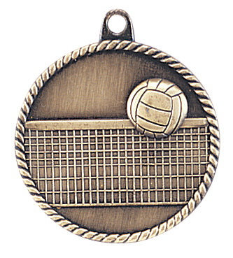 2" Volleyball High Relief Medal