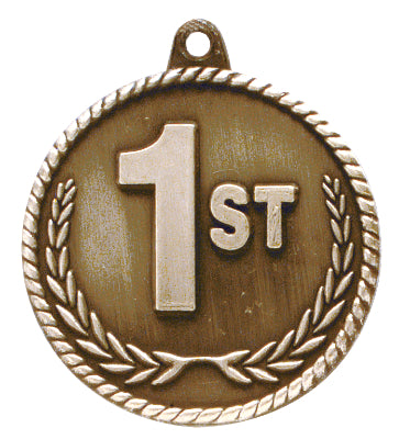 2" 1st/2nd/3rd Place High Relief Medal