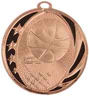 2"  Basketball Laserable MidNite Star Medal