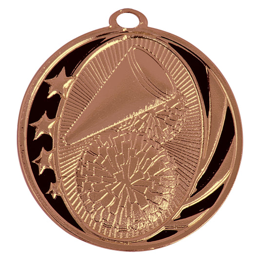 2" Cheer Laserable MidNite Star Medal