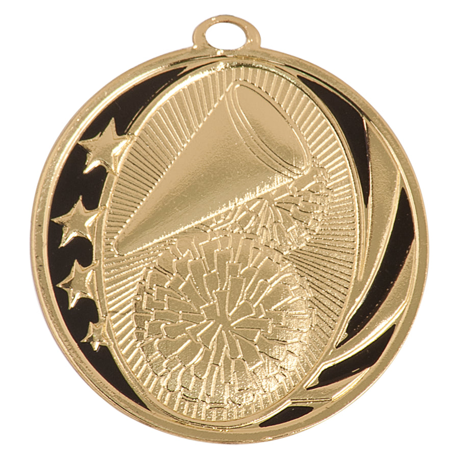 2" Cheer Laserable MidNite Star Medal