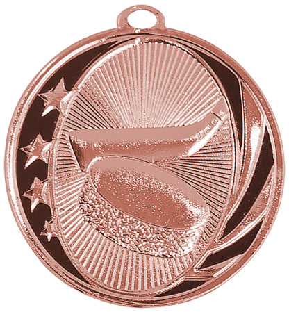 2" Hockey Laserable MidNite Star Medal