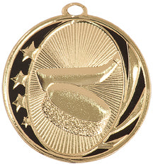 2" Hockey Laserable MidNite Star Medal