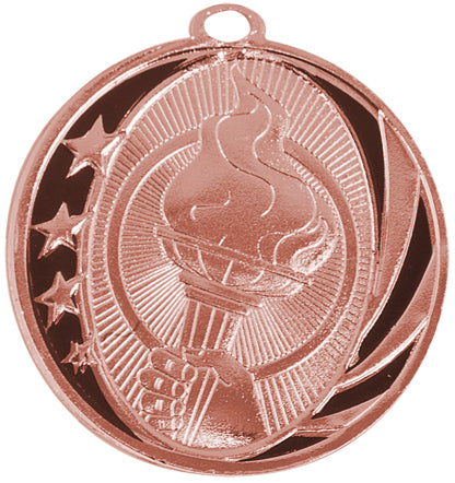 2" Torch Laserable MidNite Star Medal