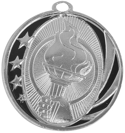 2" Torch Laserable MidNite Star Medal