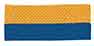 7/8" Blue/Gold Neck Ribbon