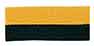 7/8" Black/Gold Neck Ribbon